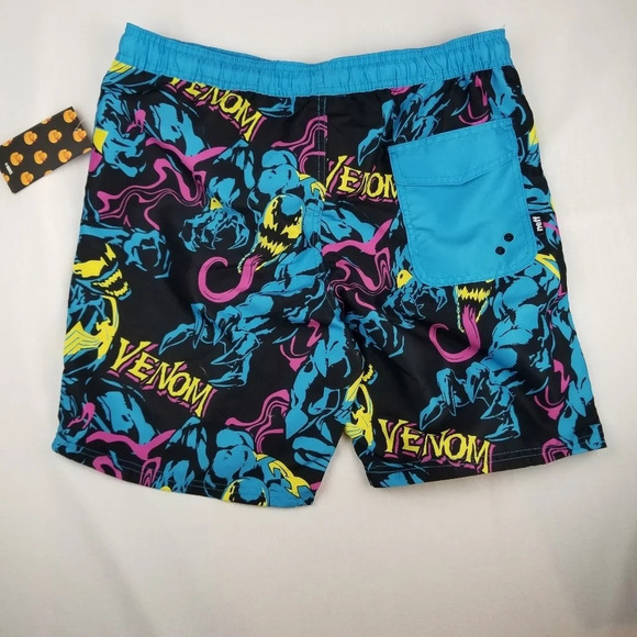 Marvel × Neff Venom Print Board Shorts. - Picture 2 of 6